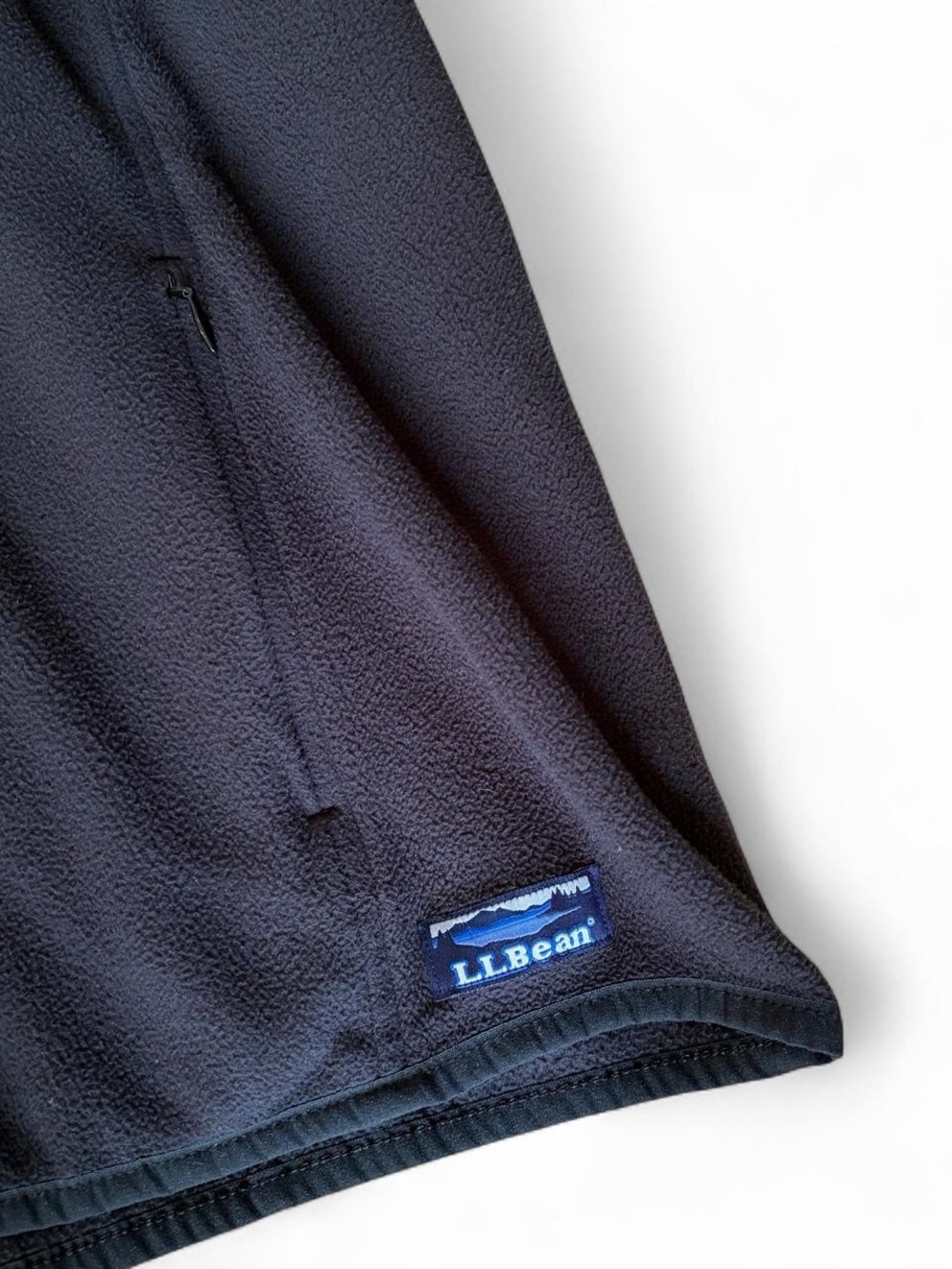 L.L. Bean Black Full-Zip Fleece Jacket - Women 2X - Picture 6 of 6